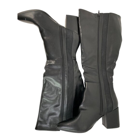 Lane Bryant Women's Dream Cloud Knee-High Boot 11W Black Wide Calf NWT 8771 - Picture 7 of 7